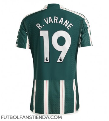 Manchester United Raphael Varane #19 Segunda Equipación 2023-24 Manga Corta